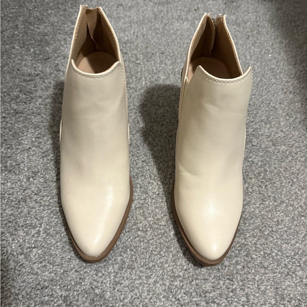 Soda Cream Ankle Booties